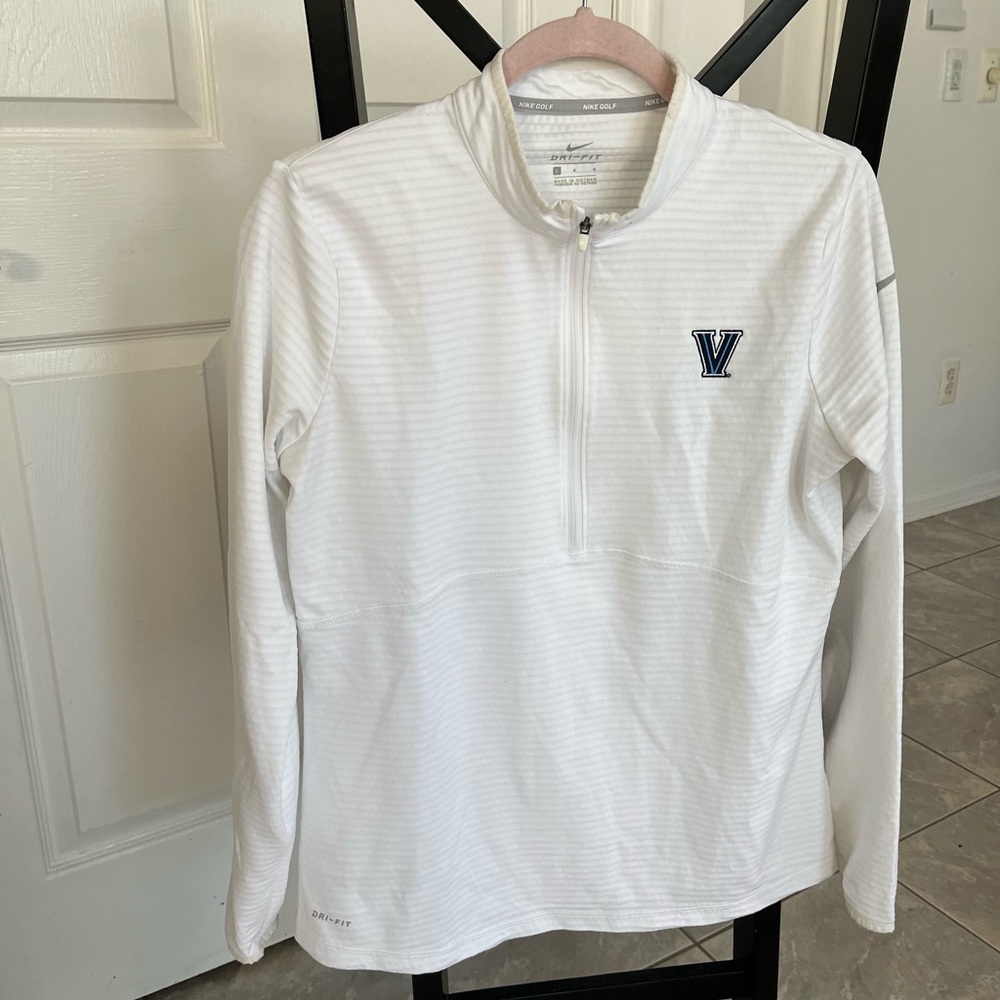 Villanova Logo Nike dri-fit quarter zip